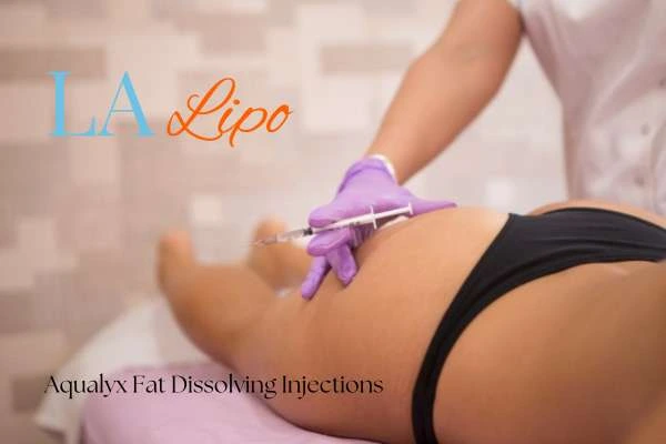 Woman having fat dissolving injections Ponders End on thighs