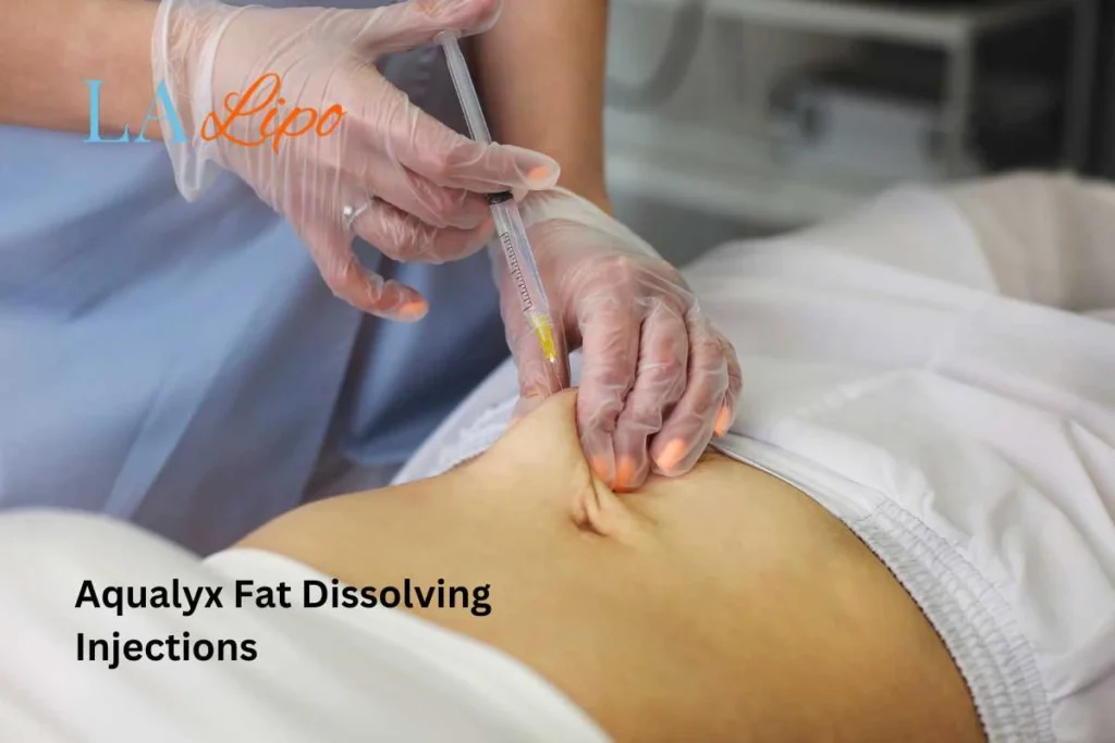 woman having fat dissolving injections Ponders End in the stomach