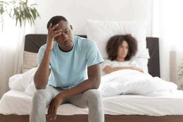 Man upset about ED symptoms Ponders End