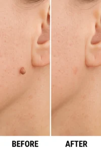 Skin tags removal Ponders End before and after