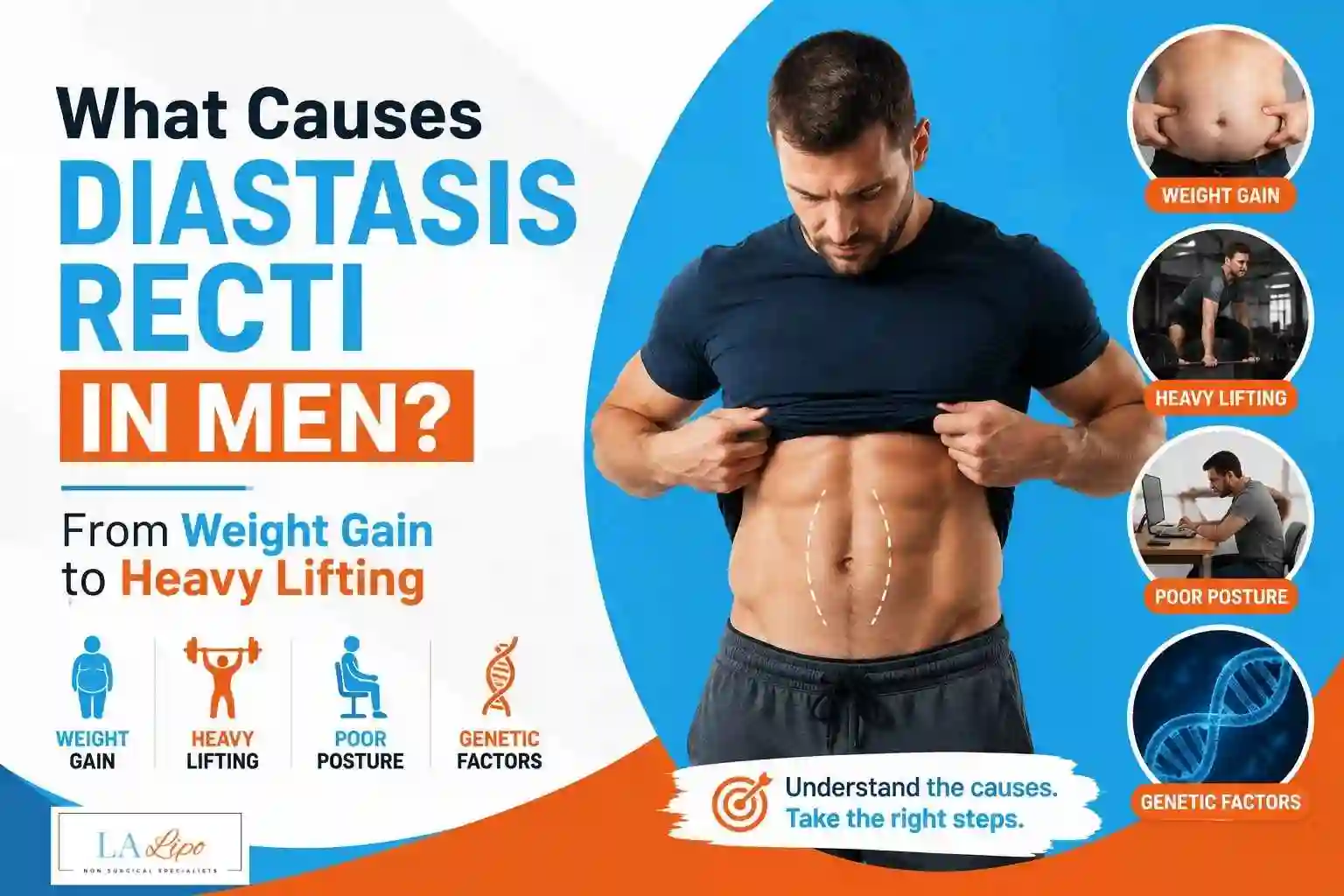 What Causes Diastasis Recti in Men? From Weight Gain to Heavy Lifting Ponders End
